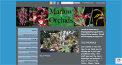 Desktop Screenshot of marlowsorchids.com